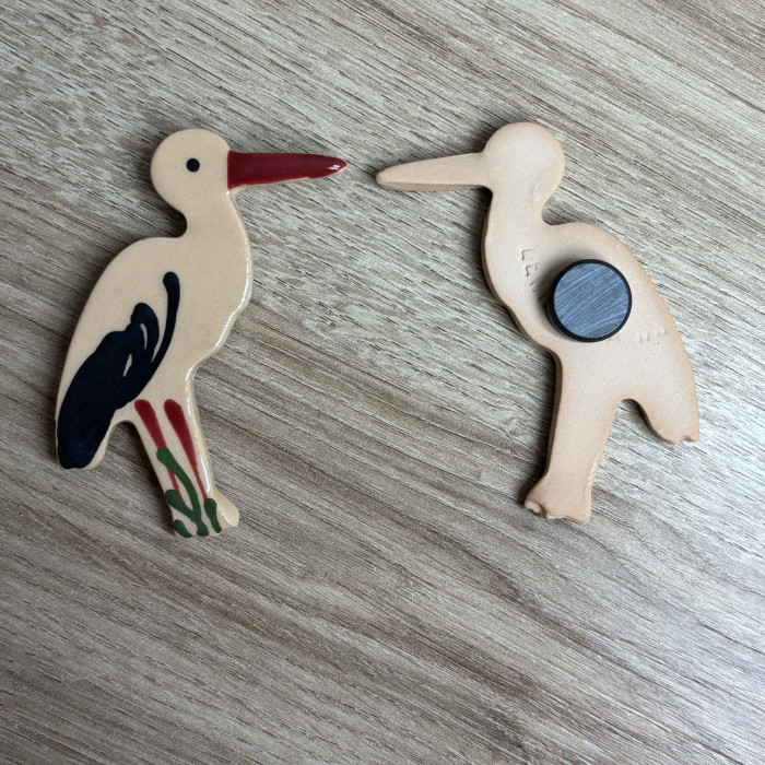 Magnets cigogne
