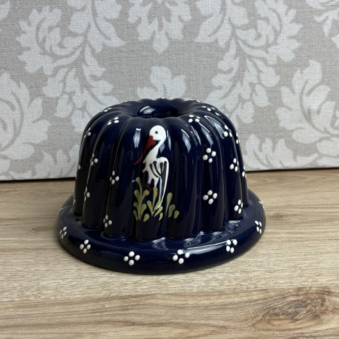 Moule à Kougelhopf 18 cm bleu cigogne