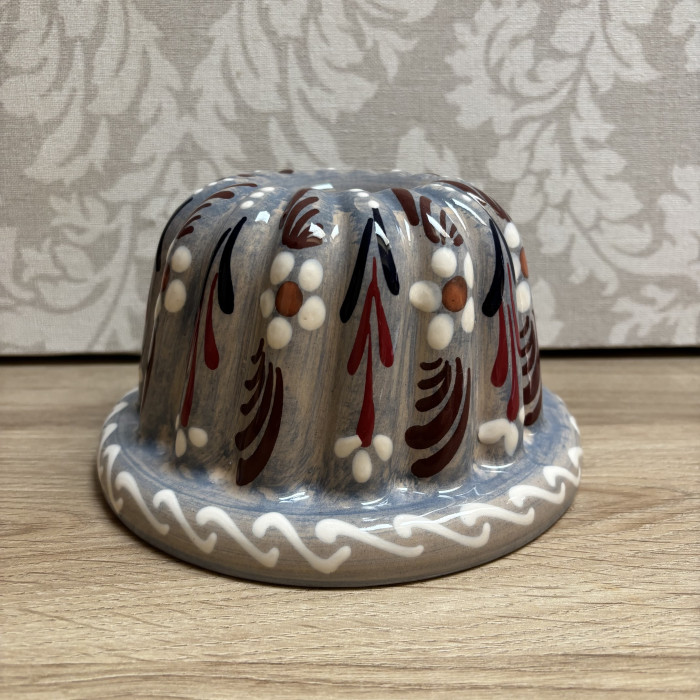 Moule à Kougelhopf bleu pinceau 18 cm