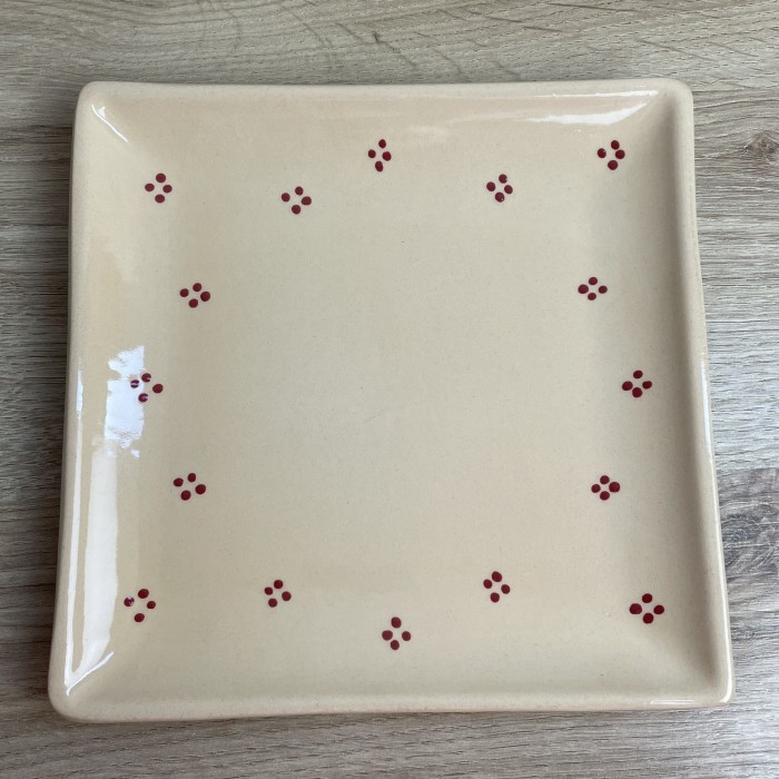 Flat plate small model cream red points